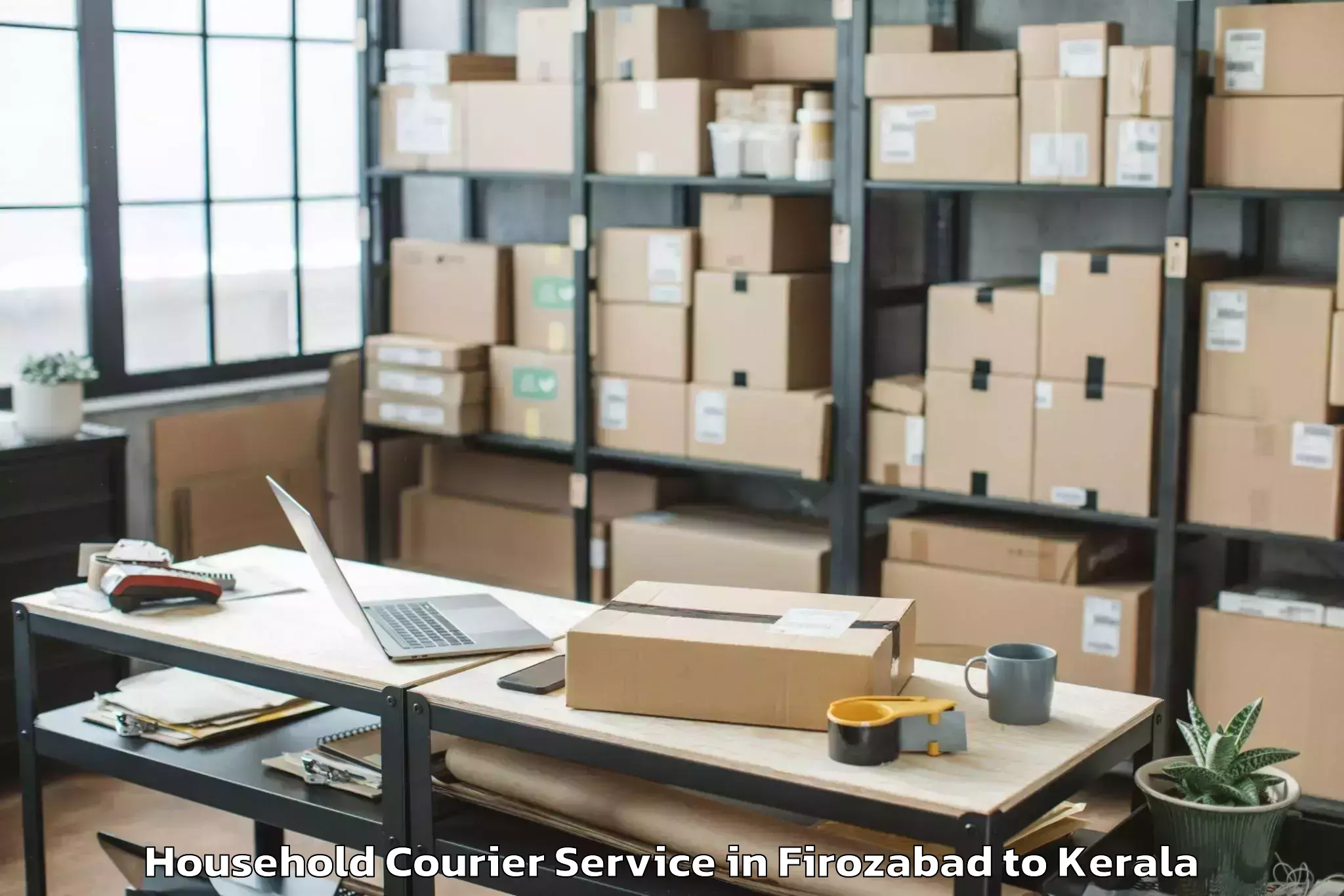 Book Firozabad to Elamakkara Household Courier